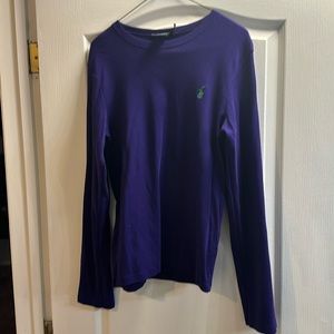 Long sleeve purple Ralph Lauren
